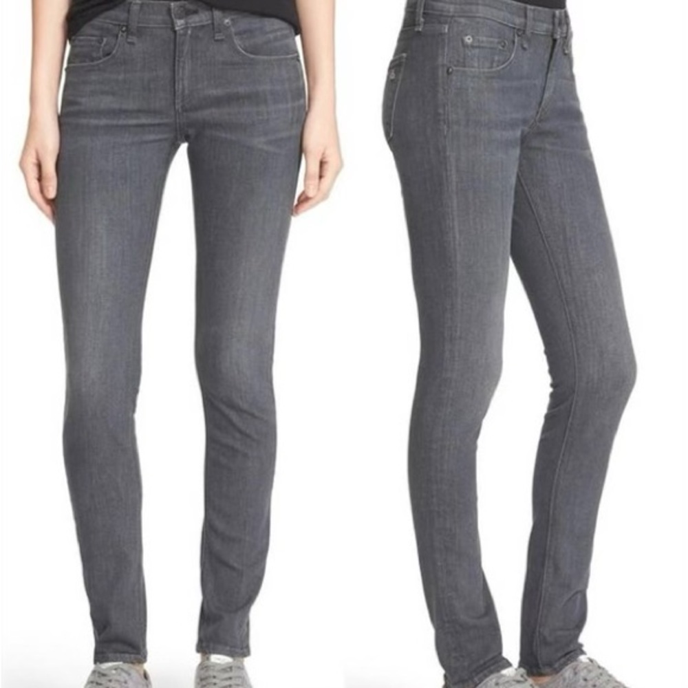 Rag & Bone Grey Everett Skinny Jeans‎ Size 31